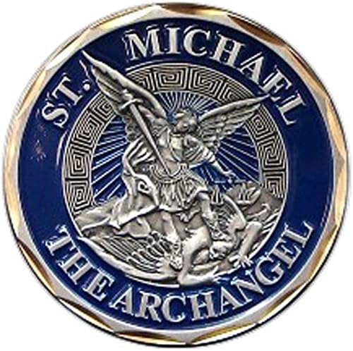 BirchRiver St Michael Archangel Challenge Coin - Psalms 91:10 - Commemorative Collector