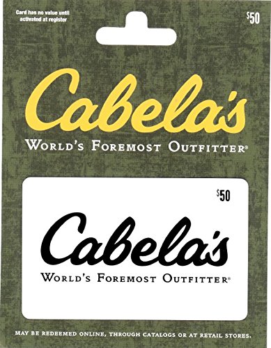 Cabela's Physical Gift Card - $50