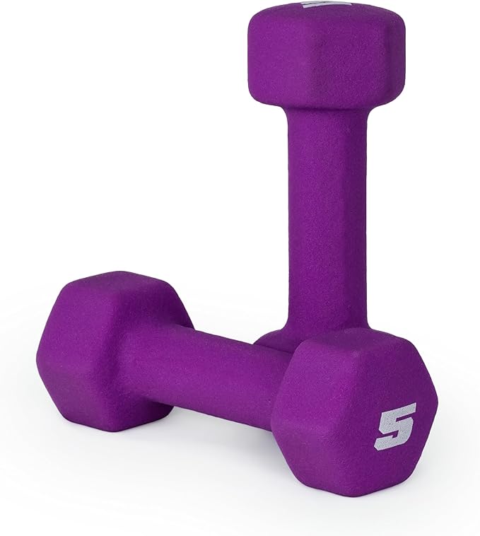 CAP Barbell Neoprene Dumbbell Weights Pairs & Sets | Color Series