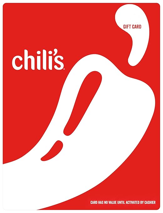 Chili's Physical Gift Card - $50