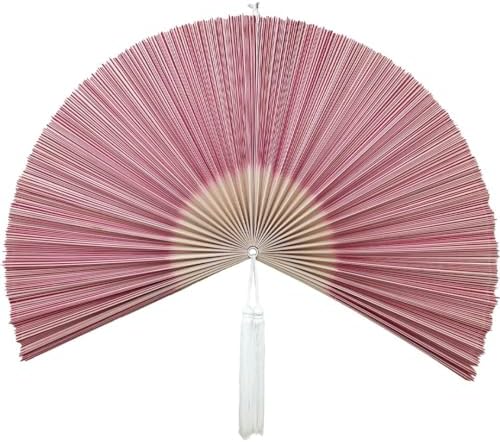 ChumDecor Fan Wall Decor,Japanese Wall Fan Decor,Large Bamboo Fan Wall Art For Boho Hanging Headboard,Decorative Folding Fan For Over Bed Decorations,Large Wall Dcor
