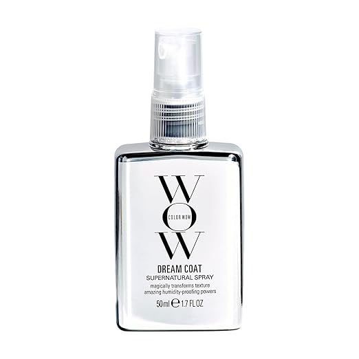 COLOR WOW Dream Coat Supernatural Spray, Anti-Humidity Frizz Control and Heat Protectant for Glassy, Shiny Hair