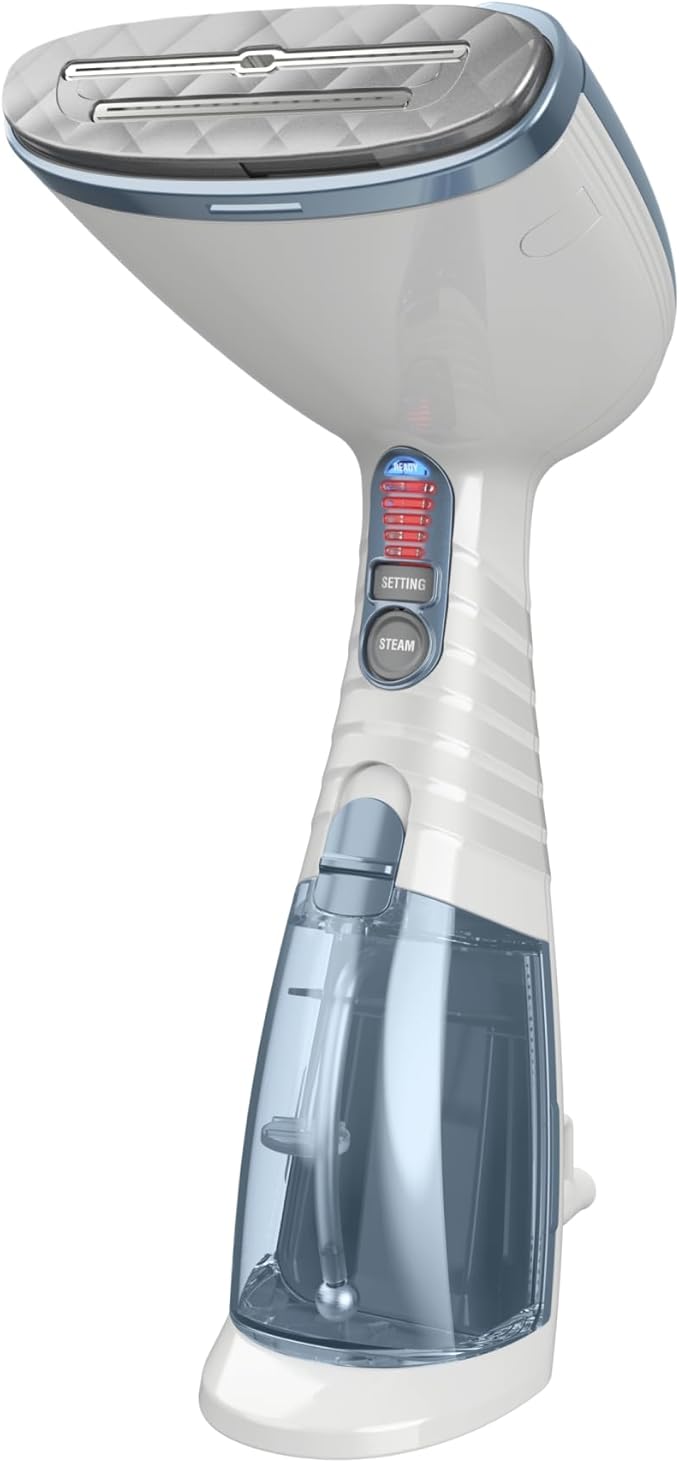 Conair Handheld Garment Steamer for Clothes, Turbo ExtremeSteam 1875W Fabric Clothes Steamers, Hand Steamer for Clothes, Portable Handheld Garment Steamers for Clothes, Handheld Steamer, Blue