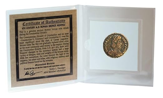 Constantine the Great - Imperial Roman Empire Bronze Coin with Certificate of Authenticity