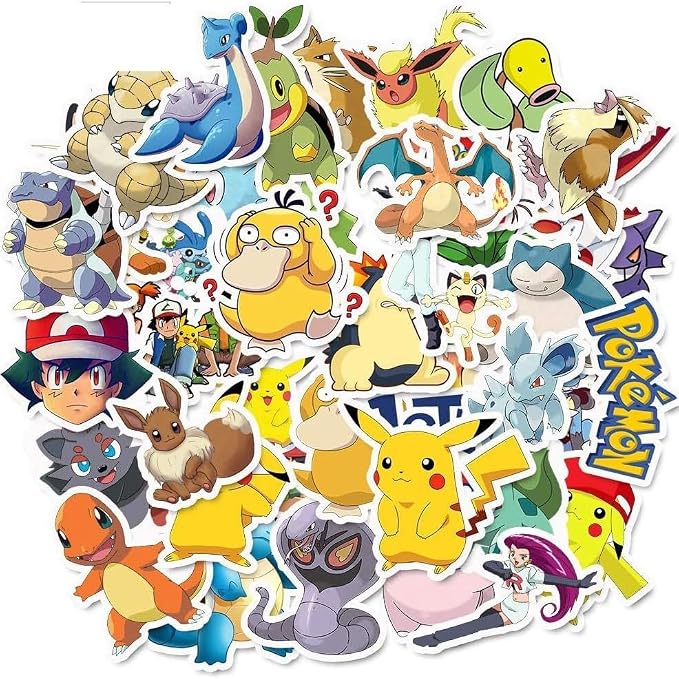 Cute Cartoon Animal Stickers - 50PCS Waterproof Decorative Stickers for Laptops, Water Bottles, Scrapbooking & Gifts