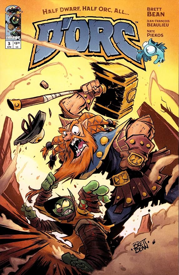 D'Orc #3A VF/NM ; Image comic book | 1st Print Brett Bean