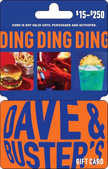 Dave & Buster's Physical Gift Card - $50