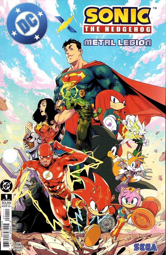 DC X Sonic the Hedgehog: Metal Legion #1A VF/NM ; DC comic book | 1st Print