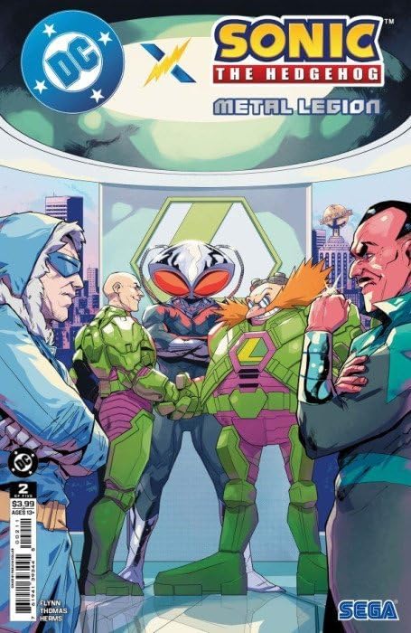 DC X Sonic the Hedgehog: Metal Legion #2A VF/NM ; DC comic book | 1st Print