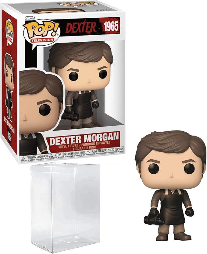 Dexter Morgan #1965 Funko POP! Television TV Figurine Bundle with HOFSM Protector Case