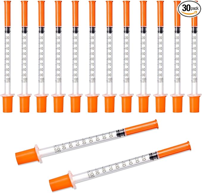 Disposable Syringe, Individual Wrapped, 30PACK
