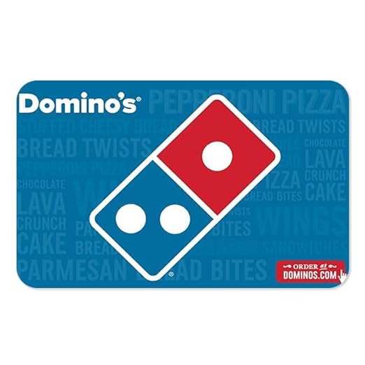 Dominos Pizza eGift Card | Digital Delivery