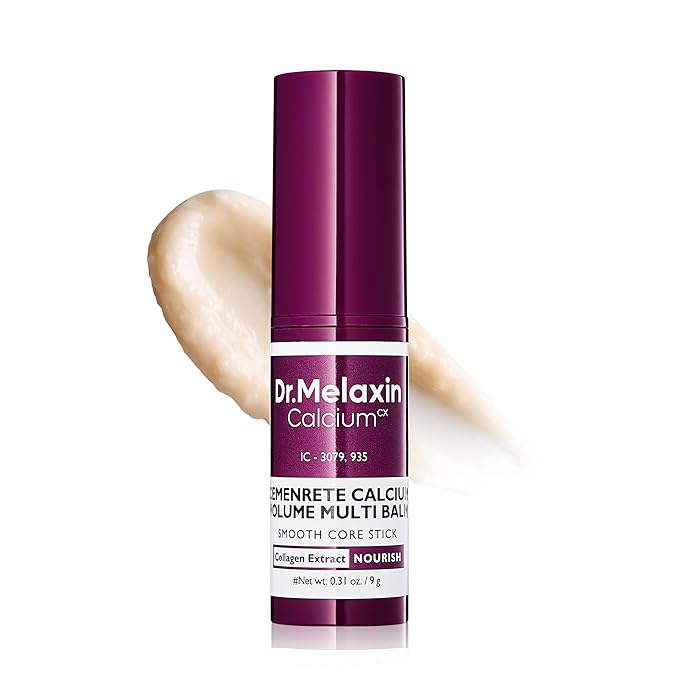 Dr.Melaxin Collagen Multi Balm Stick, Calcium & Adenosine Wrinkle Stick for Eye Neck & Face, Collagen Stick for Firming Sagging Skin, Neck Cream Eye Cream Balm, Korean Skin Care, 0.31 oz