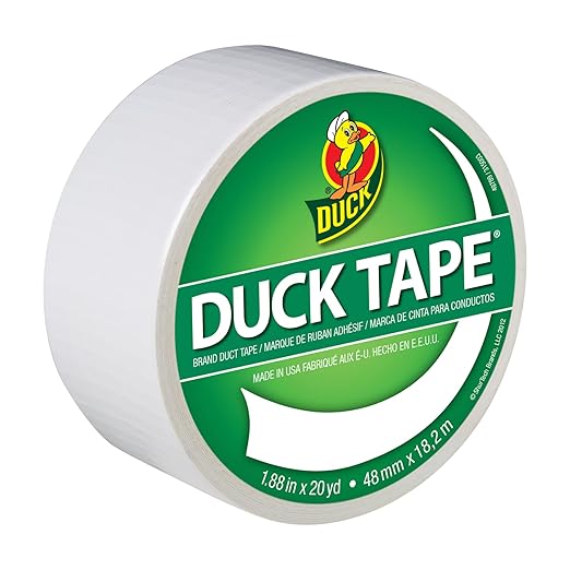 Duck 1265015 1.88" x 20 yd Winking Tape, Single Roll, White