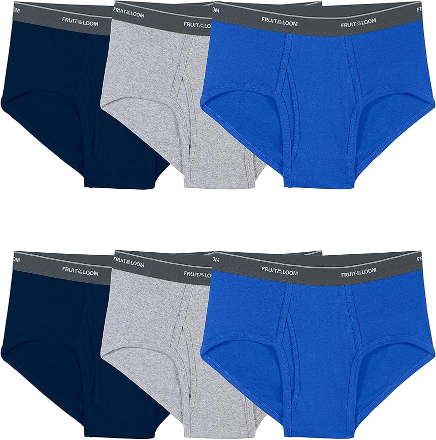 Fruit of the Loom Men's Underwear Briefs, Tag Free & Moisture Wicking