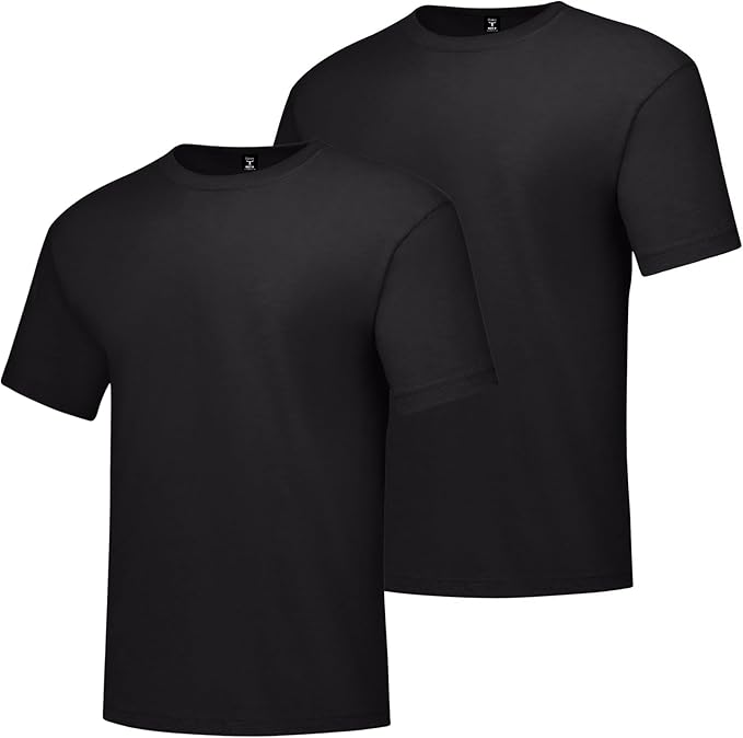 Hanes Men's Beefy-T T-Shirt, Heavyweight Cotton T-Shirts for Men, 1 or 2 Pack, Men's Tees (Tall