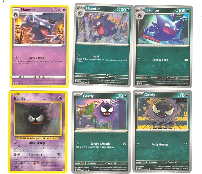 Haunter & Gastly - Pokemon 6 Card Lot - XY Evolution Perfect Order 049/088