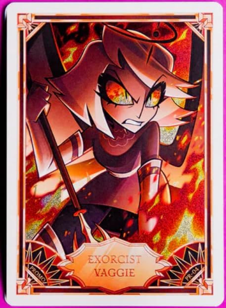 Hazbin Hotel Trading Cards Exorcist Vaggie Promo Card (PR-04)