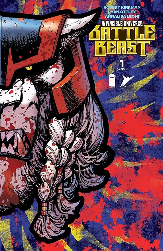 Invincible Universe: Battle Beast #1J VF/NM ; Image comic book | Die-Cut Variant Skybound Robert Kirkman