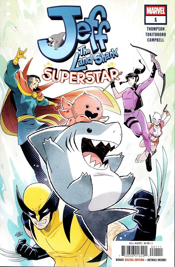 Jeff the Land Shark: Superstar #1 Marvel | Comic Book All Ages