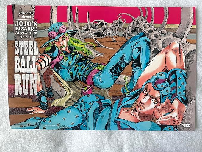 JOJO'S BIZARRE ADVENTURE Part 7-12"x18" D/S Original Movie TV Poster SDCC 2025 Viz Media