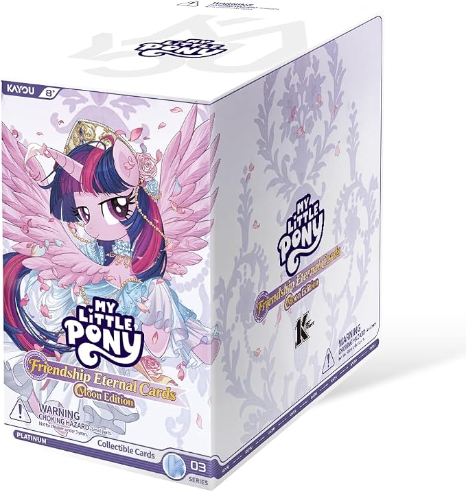 Kayou My Little Pony Friendship Eternal Cards, Moon Edition, Seris 3, Collectible Trading Card, Paper, 24 Packs, 8 Cards/Pack