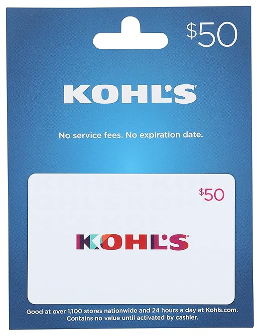 Kohls Physical Gift Card - $50