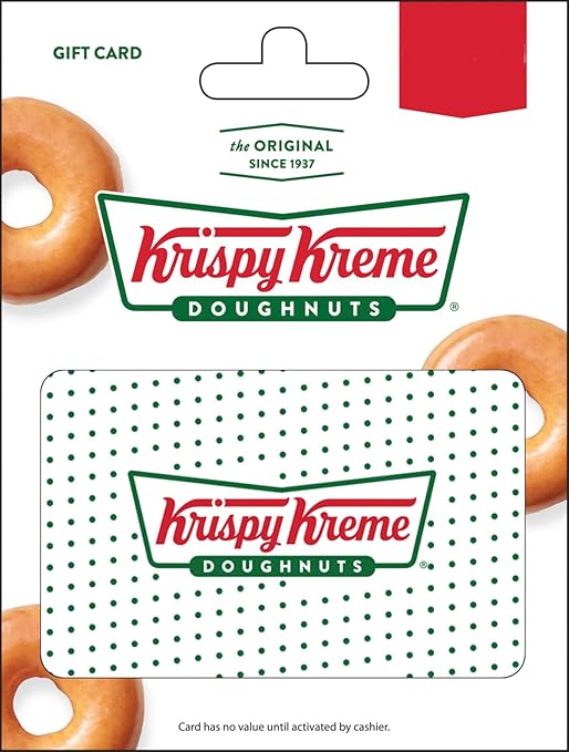 Krispy Kreme Physical Gift Card - $25