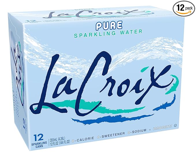 La Croix Sparkling Water, Pure, 12 Fl Oz (pack of 12)