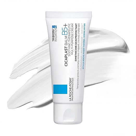 La Roche-Posay Cicaplast Balm B5 Skin Barrier Repair Cream with Centella Asiatica, Shea Butter & Panthenol | Multi-Purpose Healing Ointment for Dry, Irritated Skin | Face, Body & Hand Balm, Baby Safe