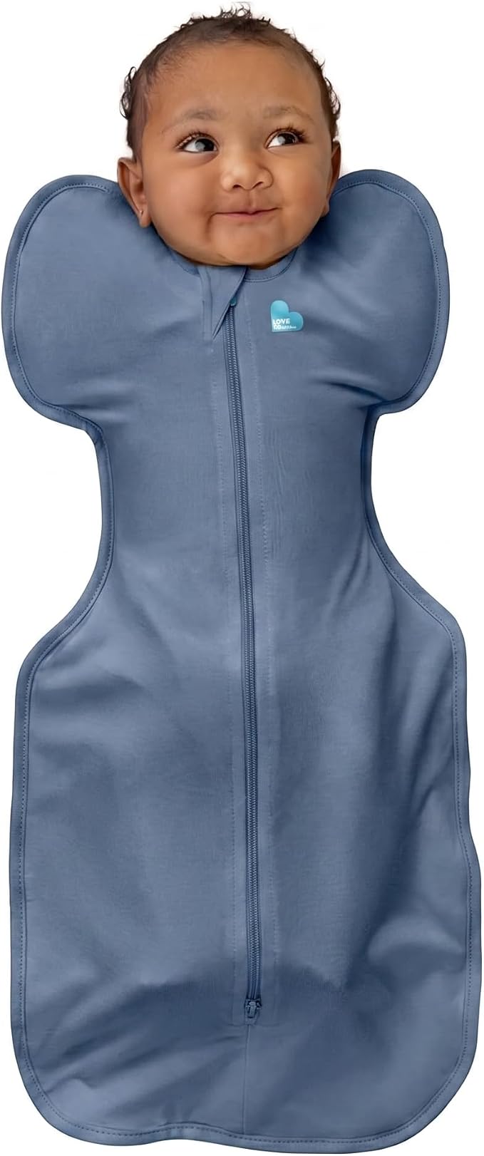 Love to Dream Swaddle UP, Baby Sleep Sack, Self-Soothing Swaddles for Newborns, Improves Sleep, Secure Fit Helps Calm Startle Reflex, New Born Essentials for Baby, 8-13lb, Denim