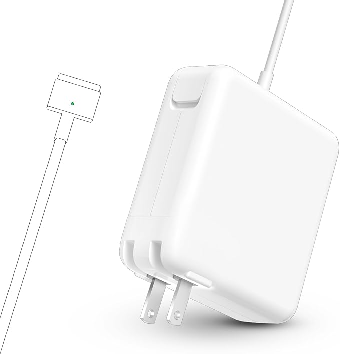 Mac Book Pro Charger - 85W Magnetic T-Tip Power Adapter (Between 2012-2017) | Mag 2 Laptop Charger Compatible with MacBook Air/Pro Retina 13/15/17 " After 2012 with Model: A1425, A1435, A1502,MF840