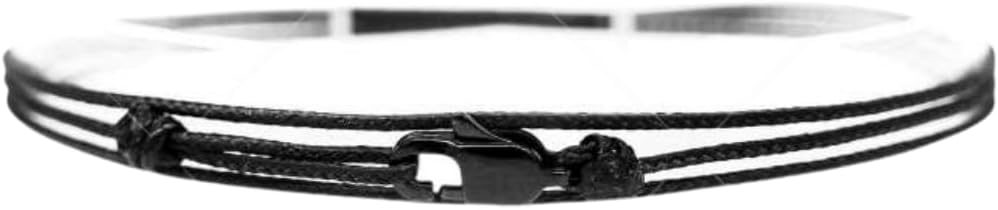 Made by Nami Nautical Rope Bracelet for Men Waterproof & Adjustable Wrap String Bracelets with Snap Hook Gift for Him