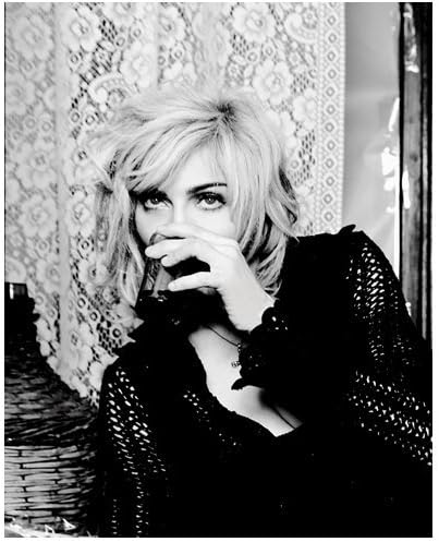 Madonna 8x10 Photo Evita Singer Black and white