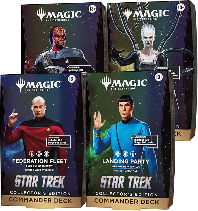 Magic: The Gathering | Star Trek Collector's Edition Commander Deck Bundle