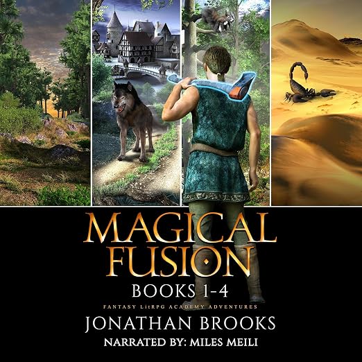 Magical Fusion Collection, Books 1-4: A Fantasy LitRPG Academy Adventure