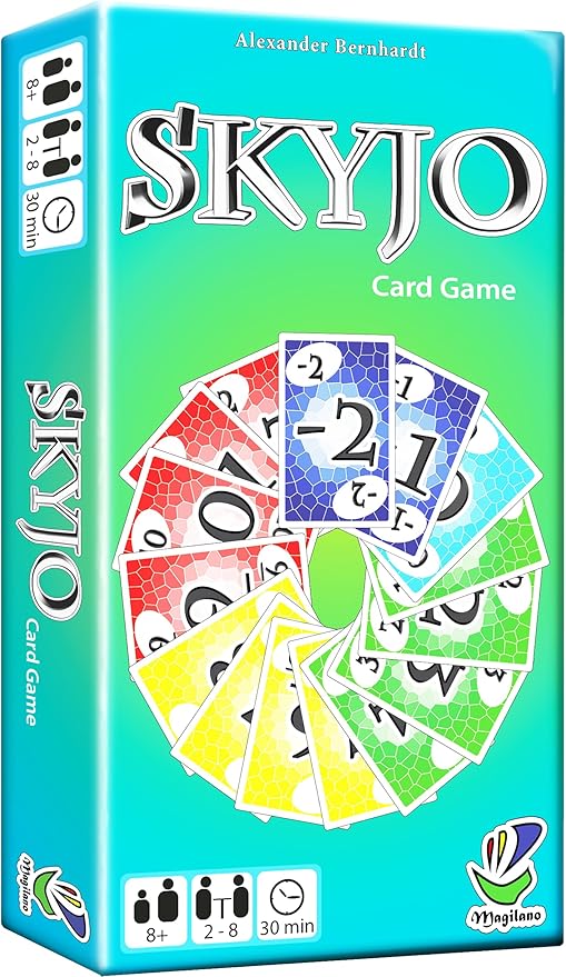 magilano SKYJO, Fun Card Game for Young and Least Young, Fun Game Parties in The Circle of Friends and Family.