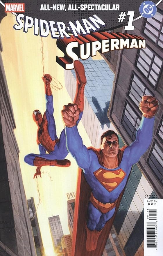 Marvel/DC: Spider-Man/Superman #1X VF/NM ; Marvel comic book | 1:25 Variant E.M. Gist