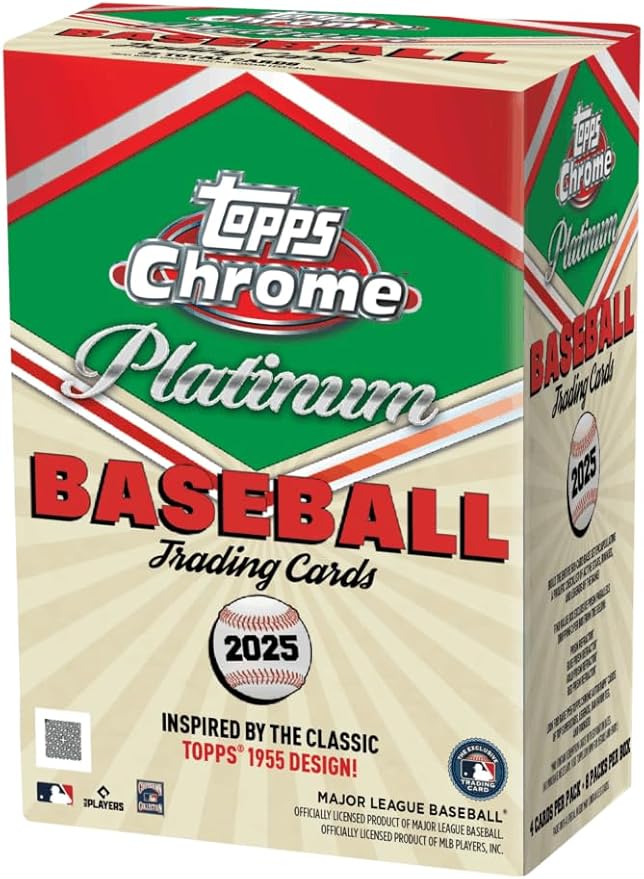 MLB 2025 TOPPS Chrome Platinum ’55 Baseball Value Box