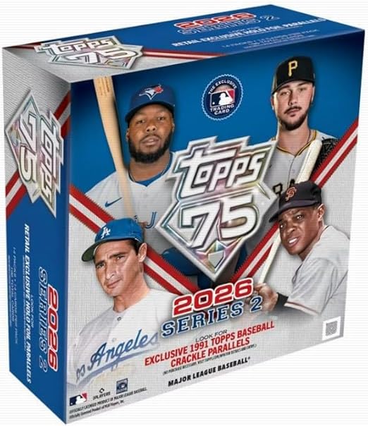 NEW 2026 Baseball Series 2 Trading Card MEGA Box - Chance for Heavy Lumber Autographs!