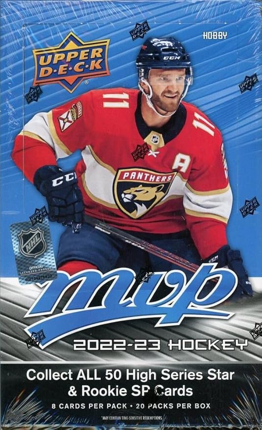 NHL Upper Deck 2022-23 MVP Hockey Trading Card HOBBY Box [20 Packs]