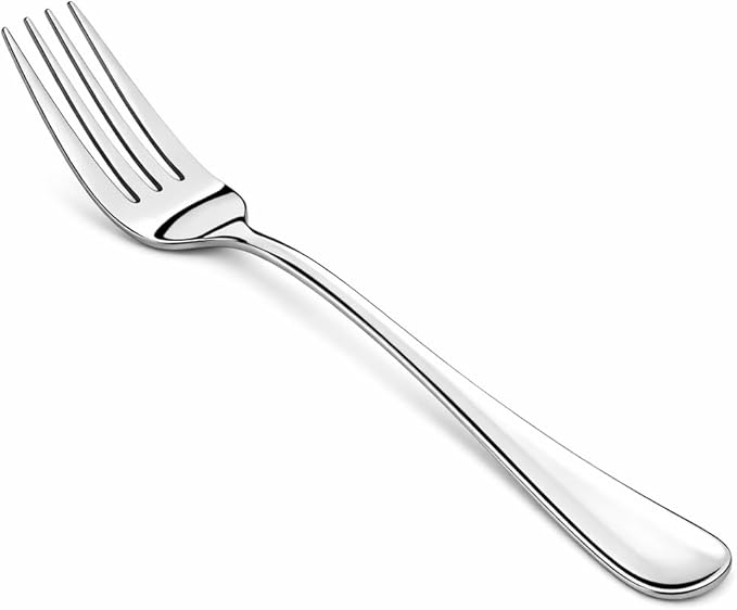 NICE KITCHEN 16 Pieces Dinner Forks Set,8" Forks,Food Grade Stainless Steel Dinner Forks,Fine Fork Set for Home,Kitchen,Restaurant,Mirror Polished and Dishwasher Safe