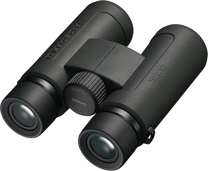 Nikon PROSTAFF P3 10x42 Binocular | Waterproof, fogproof, Rubber-Armored Full-Size Binocular, Wide Field of View & Long Eye Relief | Official Nikon USA Model