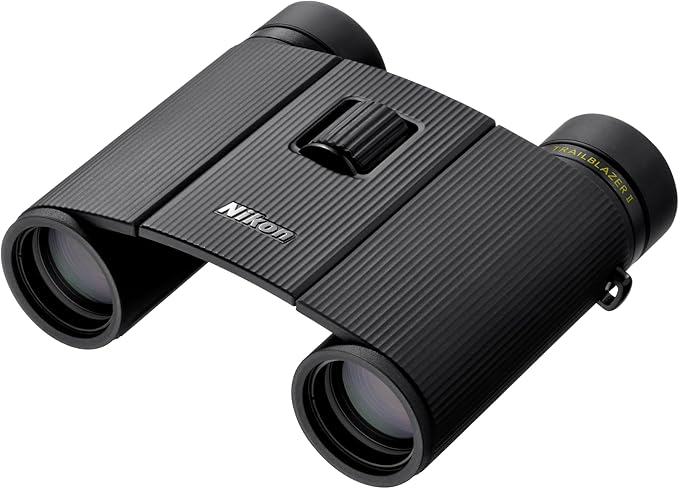 Nikon Trailblazer II 8x25 | Ultra-Compact Waterproof and Fogproof Travel Binoculars with Multilayer-Coated Optics and Rubber-Armored Body