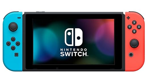 Nintendo Switch with Neon Blue and Red Joy-Con (Renewed)