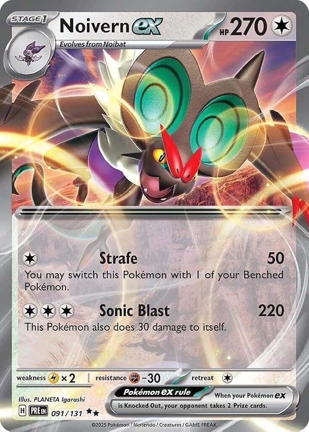 Noivern ex - (Double Rare) - 091/131 - SV: Prismatic Evolutions (PRE)