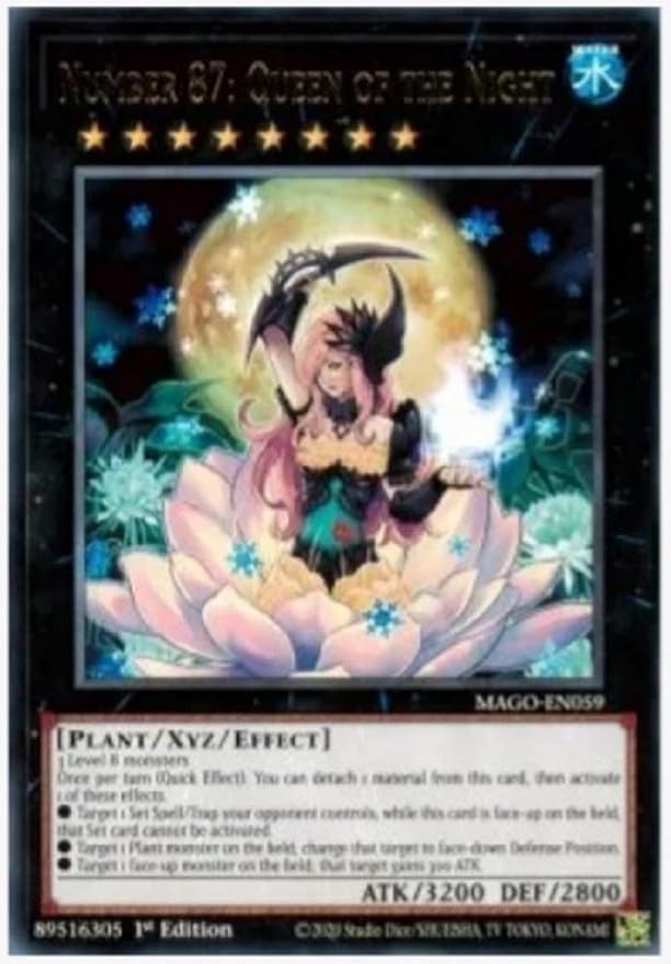Number 87: Queen of The Night - MAGO-EN059 - Gold Rare - 1st Edition