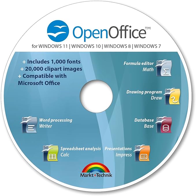 Office Suite 2025 Special Edition for Windows 11-10-8-7-Vista-XP | PC Software and 1.000 New Fonts | Alternative to Microsoft Office | Compatible with Word, Excel and PowerPoint