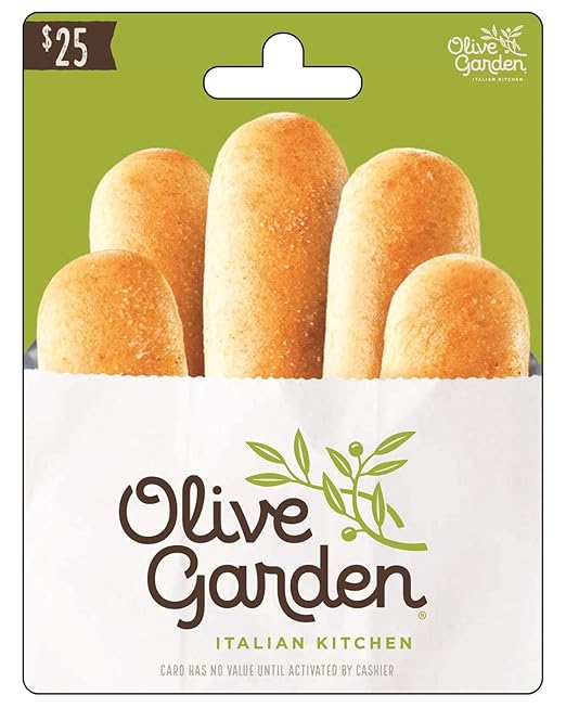 Olive Garden Physical Gift Card