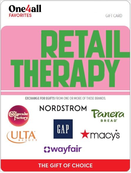 One4all Retail Therapy Physical Gift Card - $50